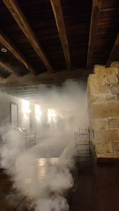 Trabajos en el Monasterio San Pedro de Villanueva