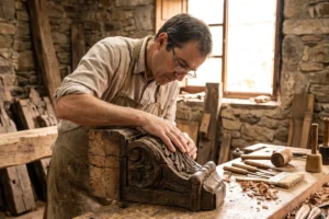 Restaurar o sustituir madera patrimonial
