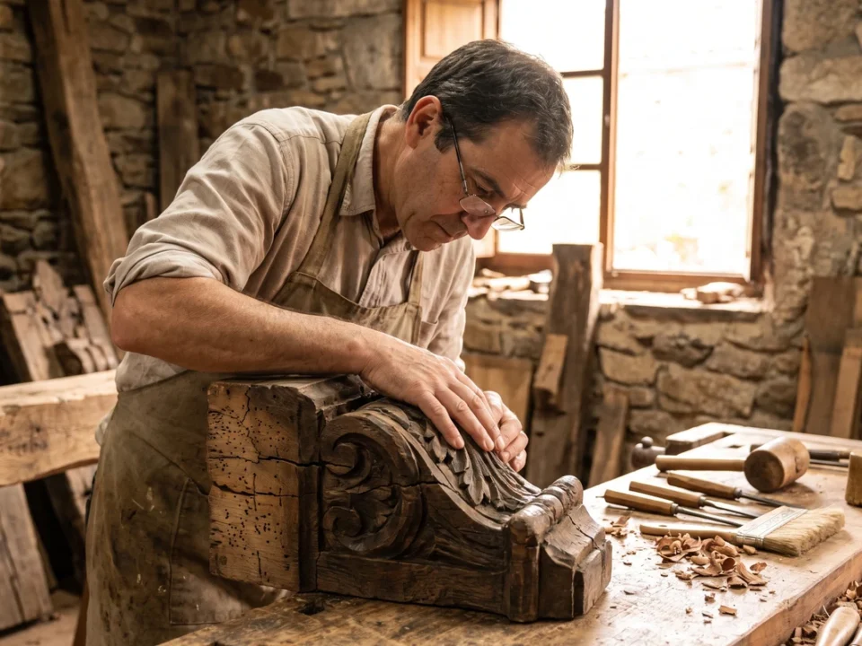 Restaurar o sustituir madera patrimonial